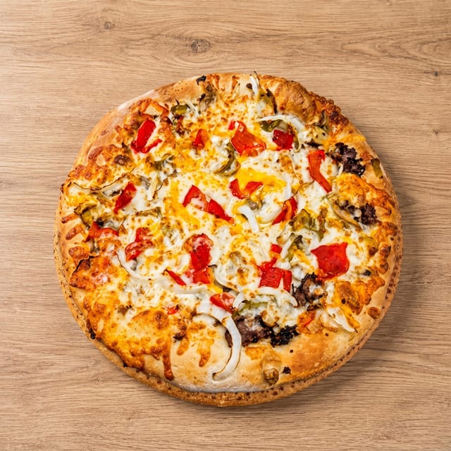Philly Steak Pizza.